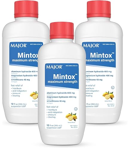 Amazon.com: MAJOR Mintox Plus Tabs - Antacid Plus Anti-Gas Tablets